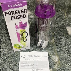 Purple Fruit Infuser Water Bottle